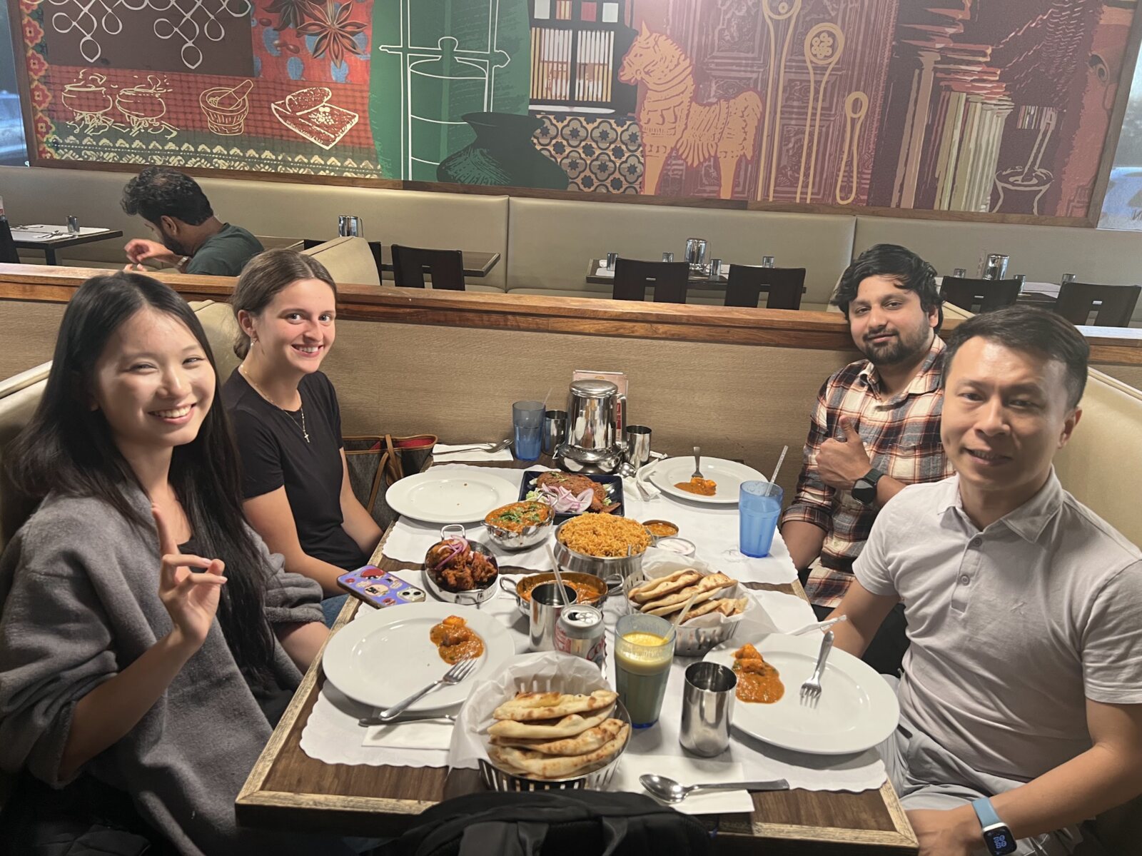 EPIC Lab and industry collaborators sharing a meal in San Francisco